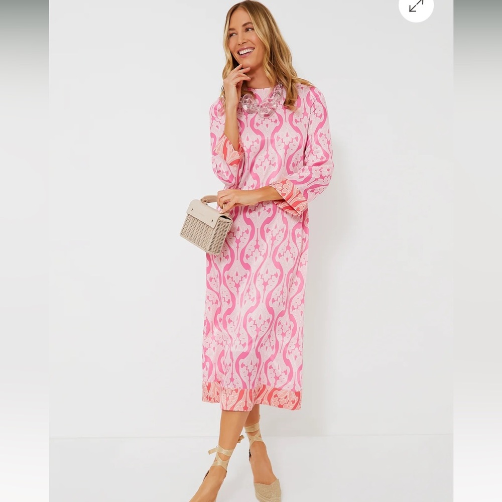 Tuckernuck Pink Patterned Dress